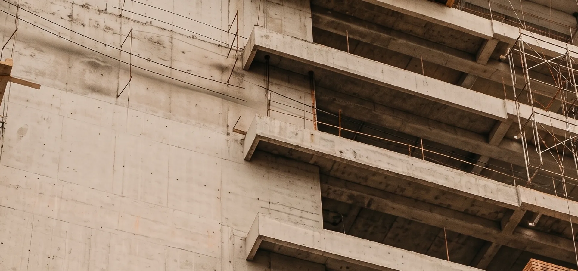 Obra en construcción protegida con seguridad SISE